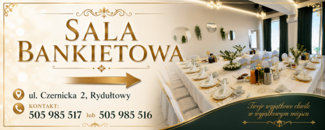 baner sala bankietowa płot